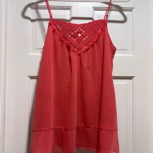 Banana Republic Coral Sleeveless Top